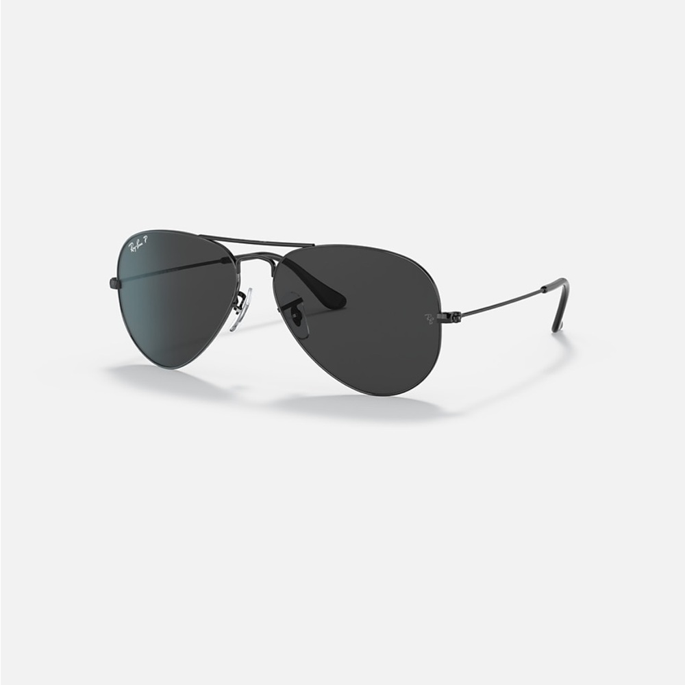 Ray-Ban Polarized Aviator - Total Black